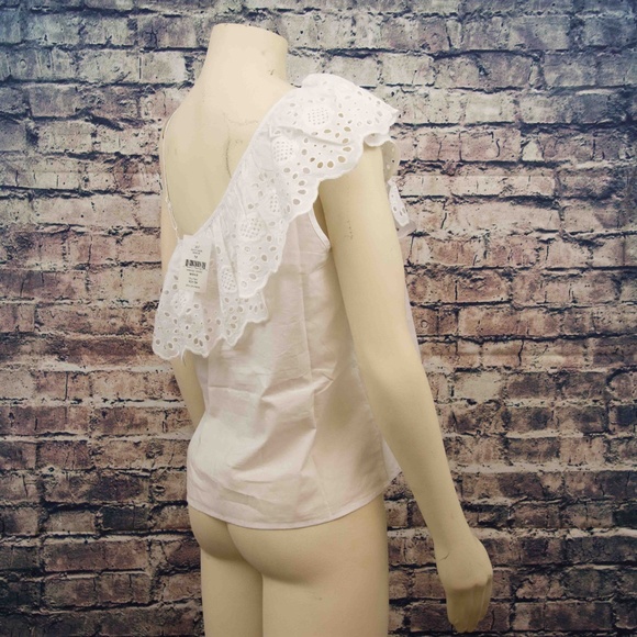 Cliché One-Shoulder Eyelet Top - Picture 5 of 8